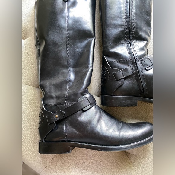Tory Burch Colton Women’s Knee High Riding Boot Black - Picture 5 of 7